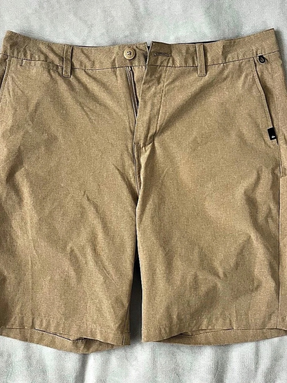 Quiksilver Amphibian Shorts Hybrid Shorts Tan Size 34 Like New